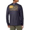 imageColumbia Mens Collegiate PHG Terminal Shot Long Sleeve ShirtWv  Collegiate Navy