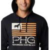 imageColumbia Mens PHG Hunt Star HoodieBlackBlaze Dog Star