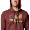 imageColumbia Mens PHG Hunt Star HoodieRed RocksSahara Dog Star