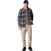 imageColumbia Mens Steens Mountain Printed Shirt Jacket IiCollegiate Navy Omblur