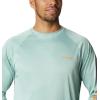 imageColumbia Mens Terminal Tackle PFG Triangle Long Sleeve ShirtAqua ToneKoi Logo