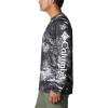 imageColumbia Mens Terminal Tackle PFG Triangle Long Sleeve ShirtBlack Realtree Horizon