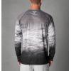 imageColumbia Mens Terminal Tackle PFG Triangle Long Sleeve ShirtBlackAmericanaDeepsea Fade
