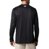 imageColumbia Mens Terminal Tackle PFG Triangle Long Sleeve ShirtBlackBlack Realtree Horizon
