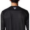 imageColumbia Mens Terminal Tackle PFG Triangle Long Sleeve ShirtBlackBlack Realtree Horizon