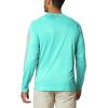 imageColumbia Mens Terminal Tackle PFG Triangle Long Sleeve ShirtBright AquaSalmon Logo