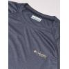 imageColumbia Mens Terminal Tackle PFG Triangle Long Sleeve ShirtCarbon HeatherAncient Fossil Logo