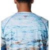 imageColumbia Mens Terminal Tackle PFG Triangle Long Sleeve ShirtCarbonDeepsea Fade
