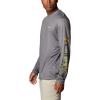 imageColumbia Mens Terminal Tackle PFG Triangle Long Sleeve ShirtCity GreyDorado Camo