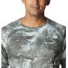 imageColumbia Mens Terminal Tackle PFG Triangle Long Sleeve ShirtCool Green Realtree Horizon
