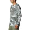 imageColumbia Mens Terminal Tackle PFG Triangle Long Sleeve ShirtCool Green Realtree Horizon