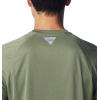 imageColumbia Mens Terminal Tackle PFG Triangle Long Sleeve ShirtCypress HeatherCool Grey Logo