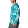imageColumbia Mens Terminal Tackle PFG Triangle Long Sleeve ShirtElectric Turquoise Realtree Horizon