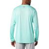 imageColumbia Mens Terminal Tackle PFG Triangle Long Sleeve ShirtGulf StreamBright Aqua Realtree Mako