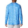 imageColumbia Mens Terminal Tackle PFG Triangle Long Sleeve ShirtHarbor Blue Contour Fish Print