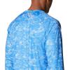imageColumbia Mens Terminal Tackle PFG Triangle Long Sleeve ShirtHarbor Blue Contour Fish Print