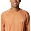 imageColumbia Mens Terminal Tackle PFG Triangle Long Sleeve ShirtIsland Orange HeatherWhite Logo