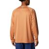 imageColumbia Mens Terminal Tackle PFG Triangle Long Sleeve ShirtIsland Orange HeatherWhite Logo