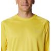 imageColumbia Mens Terminal Tackle PFG Triangle Long Sleeve ShirtLaser Lemon HeatherCool Grey Logo