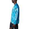 imageColumbia Mens Terminal Tackle PFG Triangle Long Sleeve ShirtOcean BlueRealtree Rift
