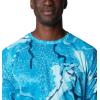 imageColumbia Mens Terminal Tackle PFG Triangle Long Sleeve ShirtOcean BlueRealtree Rift