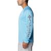 imageColumbia Mens Terminal Tackle PFG Triangle Long Sleeve ShirtRiptide HeatherCity Grey Logo