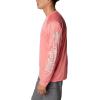 imageColumbia Mens Terminal Tackle PFG Triangle Long Sleeve ShirtSalmon HeatherCool Grey Logo