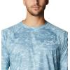 imageColumbia Mens Terminal Tackle PFG Triangle Long Sleeve ShirtStorm Contour Fish Print