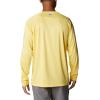 imageColumbia Mens Terminal Tackle PFG Triangle Long Sleeve ShirtSun Glow HeatherCool Grey Logo