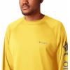 imageColumbia Mens Terminal Tackle PFG Triangle Long Sleeve ShirtSunlit HeatherCity Grey Logo