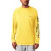 imageColumbia Mens Terminal Tackle PFG Triangle Long Sleeve ShirtSunlit HeatherCity Grey Logo