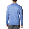 imageColumbia Mens Terminal Tackle PFG Triangle Long Sleeve ShirtTanzanite HeatherCool Grey Logo