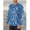 imageColumbia Mens Terminal Tackle PFG Triangle Long Sleeve ShirtVivid Blue Mossy Oak Bottomland