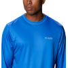 imageColumbia Mens Terminal Tackle PFG Triangle Long Sleeve ShirtVivid BlueStars and Stripes