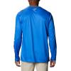 imageColumbia Mens Terminal Tackle PFG Triangle Long Sleeve ShirtVivid BlueStars and Stripes