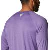 imageColumbia Mens Terminal Tackle PFG Triangle Long Sleeve ShirtVivid Purple HeatherWhite Logo