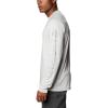 imageColumbia Mens Terminal Tackle PFG Triangle Long Sleeve ShirtWhite HeatherCool Grey Logo