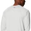imageColumbia Mens Terminal Tackle PFG Triangle Long Sleeve ShirtWhite HeatherCool Grey Logo