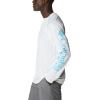 imageColumbia Mens Terminal Tackle PFG Triangle Long Sleeve ShirtWhiteAtoll Logo