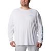 imageColumbia Mens Terminal Tackle PFG Triangle Long Sleeve ShirtWhiteAtoll Logo