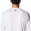 imageColumbia Mens Terminal Tackle PFG Triangle Long Sleeve ShirtWhiteBlue Macaw Realtree Horizon