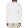 imageColumbia Mens Terminal Tackle PFG Triangle Long Sleeve ShirtWhiteHarbor Blue Realtree Mako