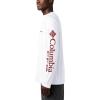 imageColumbia Mens Terminal Tackle PFG Triangle Long Sleeve ShirtWhiteRed Jasper Logo