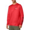 imageColumbia Mens Collegiate PHG Terminal Shot Long Sleeve ShirtUga  Bright Red