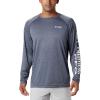 Collegiate Navy Heather/White Logo