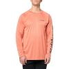 Faded Peach Heather/Collegiate Navy Log