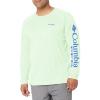 Key West Heather/Vivid Blue Logo