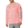 Salmon Heather/Aegean Blue Logo