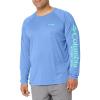 Vivid Blue Heather/Winter Green Logo
