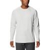 imageColumbia Mens Terminal Tackle PFG Triangle Long Sleeve ShirtWhite HeatherCool Grey Logo
